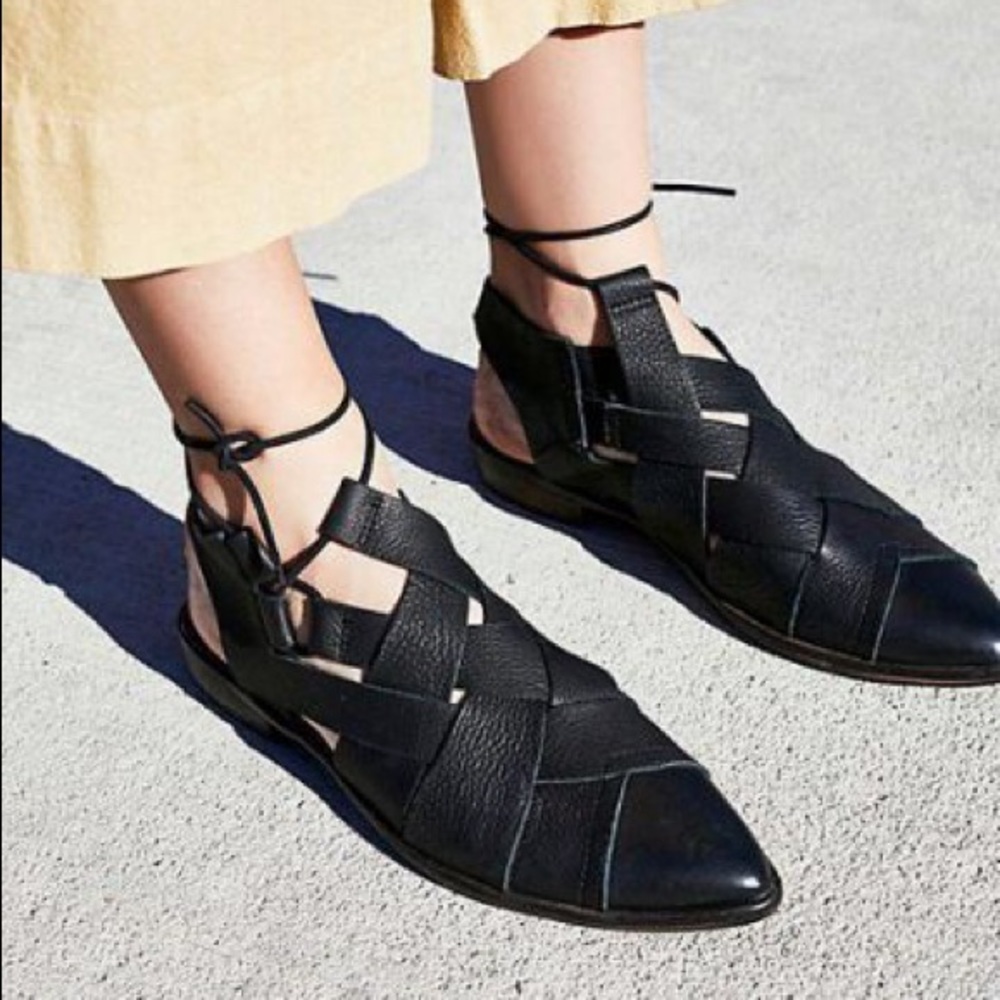 Free People Destino Woven Flat - NEW IN BOX